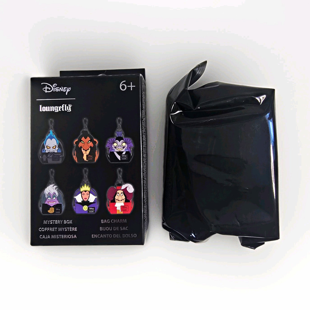 Loungefly Disney Villains Mystery Box Mini Bag Charm Keychain - SEALED - Picture 1 of 2